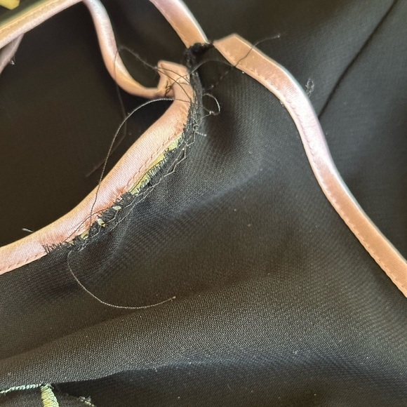 Oscar de la Renta | Pink Label Maxi Slip Dress & Dressing Robe Set, Size S - Picture 15 of 16